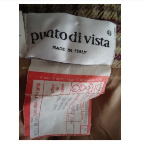 Punto Di Vista Skirt S Wool Cashmere Lined Italy - Picture 4 of 6